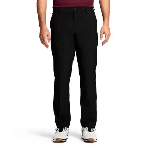 IZOD Mens Golf Swingflex Straight-fit Flat-Front Pants