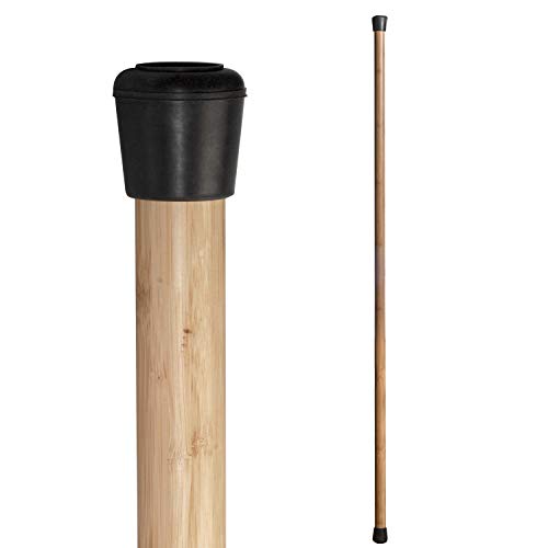 61.5 Inch Bamboo Walking Stick for Fitness & Physical Therapy - Stability & Balance Aid