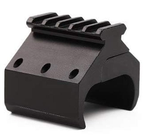 Gotical Tactical Double Barrel Shotgun Mount w/ 5 Slot 20/21 Picatinny Rail, Shotgun Accessories for Laser Sight Flashlight Light Mount (1 Piece)