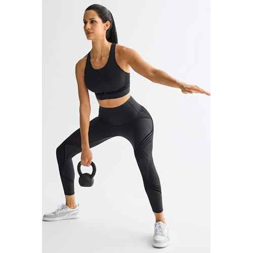 Orolay Premium 7/8 Leggings for Women Resistance Band Leggings Buttery Soft High Waisted Yoga Pants for Women Tummy Control