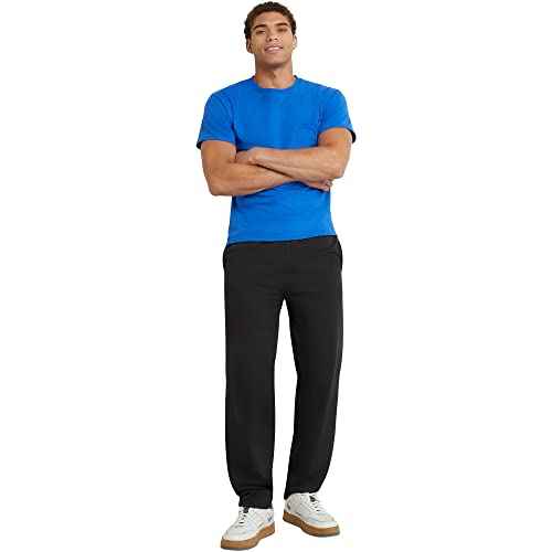 Hanes Men's Sweatpants, EcoSmart Fleece Sweats for Men, Open Bottom Sweatpants, 30.5"