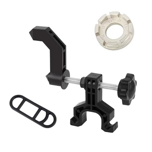 Portable Bicycle Wheel Truing Stand with Spoke Wrench for Bike Repair