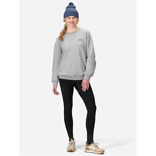 MARMOT Unisex Peaks Crew Sweatshirt, Grey Heather, X-Small