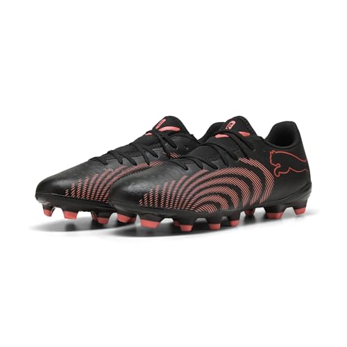 Soccer Cleats Men’s Future 9 Match Firm Ground Shoes - Red & Black 8.5
