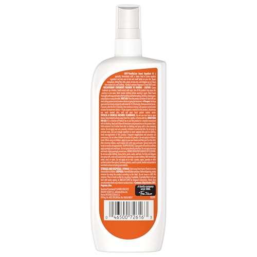 OFF! Family Care Insect & Mosquito Repellent Spritz, Bug Spray Containing 7% DEET, Unscented Repellent with Aloe Vera Protects Against Mosquitoes, 9 Oz