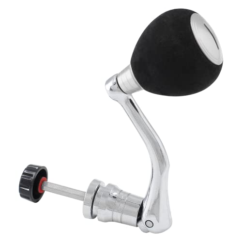 Medium Silver Fishing Reel Handle - Spinning Reel Replacement Part