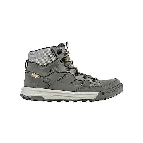 Oboz Men's Burke Mid Leather B-Dry Waterproof Hiking Boot