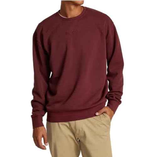 RVCA Mens Relaxed Fit Fleece Crewneck