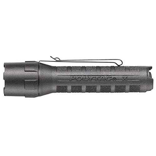 Streamlight 88613 PolyTac X USB 600-Lumen Multi-Fuel Professional Tactical LED Flashlight, Box, Black