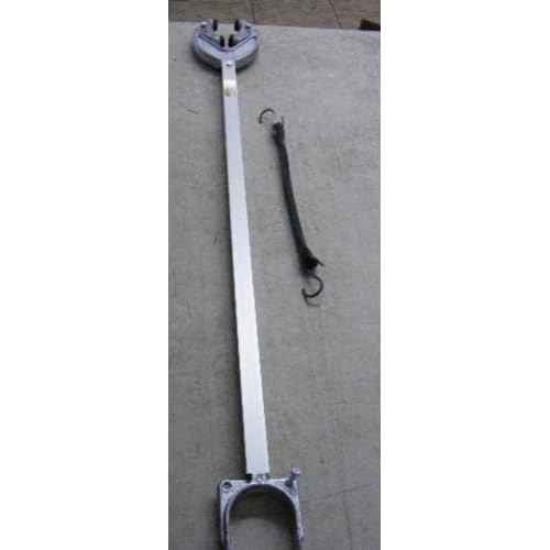 Attwood SP-436-ADJ-RB Heavy Duty Transom Saver, Adjustable from 44 to 56 Inches, Heavy Duty Head, Roller and Trailer Mounts