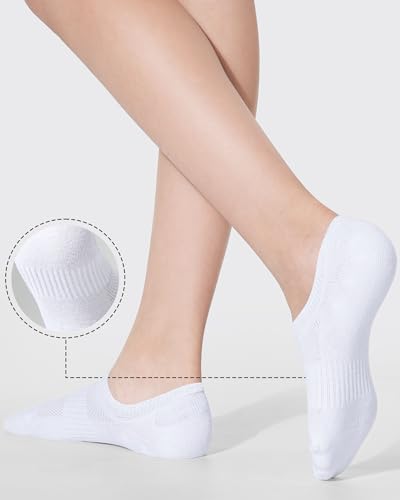 Kids Socks Boys Girls Athletic Cotton Ankle No Show Socks 9-12 Years - White