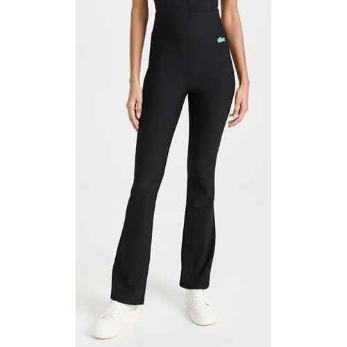 Lacoste Women's Ribbed Flare Pants