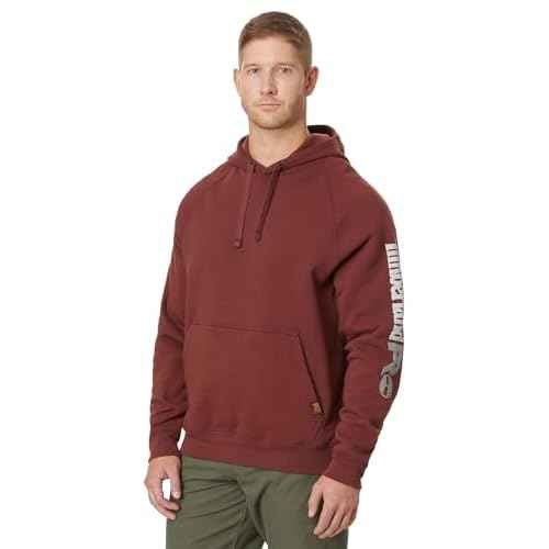 Timberland PRO Men's Hood Honcho Sport Pullover Hooded Sweatshirt, Maroon, Extra Large