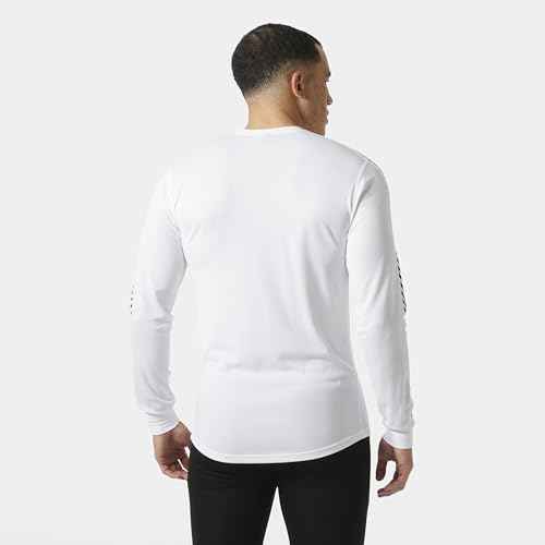 Helly-Hansen LIFA Active Stripe Crew Men's Baselayer - Breathable, Moisture-Wicking Thermal Shirt for Outdoor Activities
