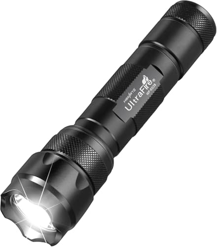 Mini LED Tactical Flashlight 1000 Lumens, 5 Modes, IP65 Waterproof, Compact EDC