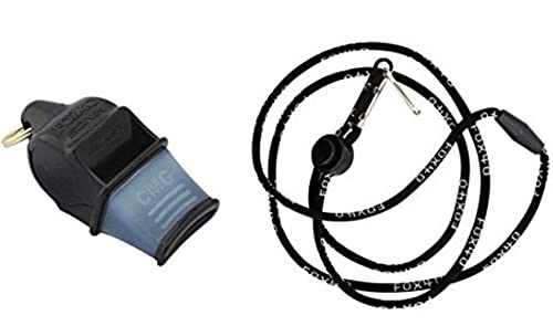 Sport & Safety Whistle with Lanyard - 120dB Pealess Emergency Whistle