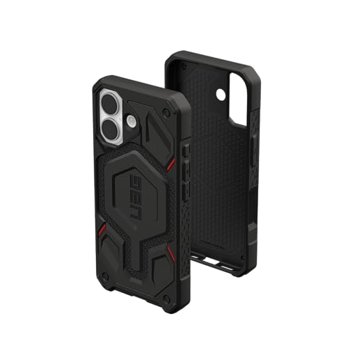URBAN ARMOR GEAR UAG Designed for iPhone 17 Case Monarch Pro - Compatible with MagSafe Military Grade Protective Cover, Kevlar Black
