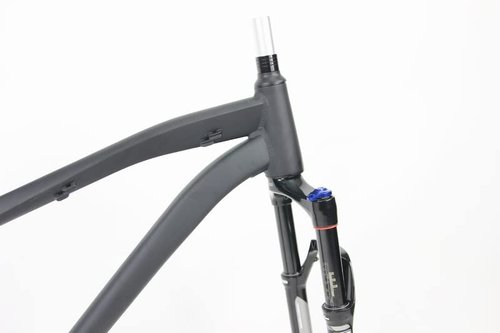 Motobecane Fat Bike Boris FS Aluminum Frame Set with RS Bluto Suspension Fork - for 26 Inch Wheels (X Large for Riders 6'3 to 6'7" Tall)