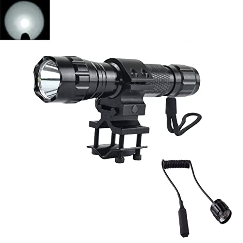 Super Bright Tactical Flashlight WF-501B L2 LED 1200 Lumens with Barrel Mount - Hunting, Camping, Outdoor