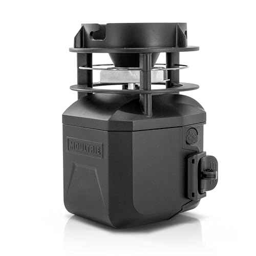 Moultrie Pro Hunter III Deer Feeder Kit - Quicklock Adapter Fits Most Flat Bottom Hoppers - Digital Timer System with 10 Daily Feed Times - Moultrie Connect Bluetooth