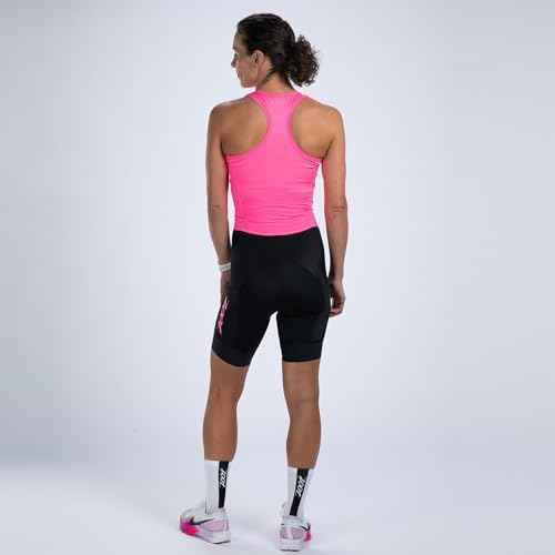 Zoot Women¡¯s Core Sleeveless Tri Aero SLVS FZ Racesuit, Quick-Dry Sleeveless Triathlon Suit with Chamois & Race Storage
