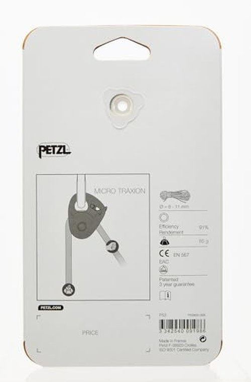 PETZL, Carrucola Bloc. Micro Traxion, Blocker Pulley