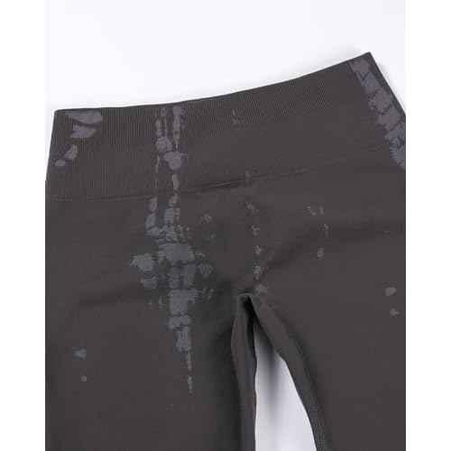 AUROLA Serpent Snake Seamless Scrunch Workout Leggings for Women,Girls Squat Proof Ribbed Thick Active Gym Pants