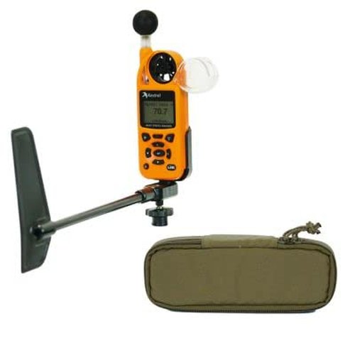 Rotating Vane Mount & Tactical MOLLE Carry Case, HST Series, Berry Compliant for Kestrel 5000 Series Tan