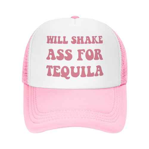 You Find It Offensive? I Find It Funny Trucker Hats for Women Pink Men Funny Slogan Pink Hats for Men