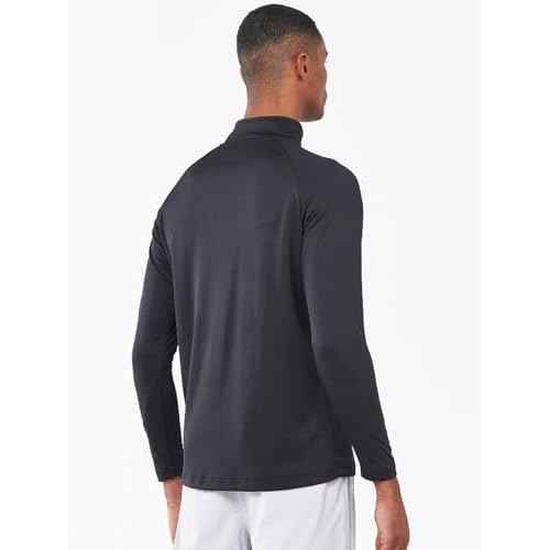 NORTHYARD Quarter Zip Pullover Men Running Shirt Long Sleeve Moisture Wicking Quick Dry Athletic Workout Shirts
