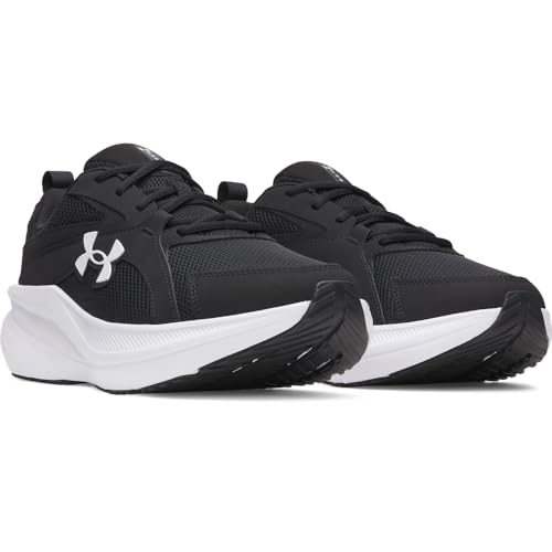 Men's Running Shoes - Black/White - Charged+ Assert 11 Athletic Sneakers