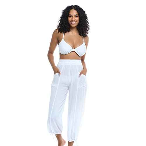 Body Glove womens Swimsuit Penny Pull-on Beach Pant Cover-up