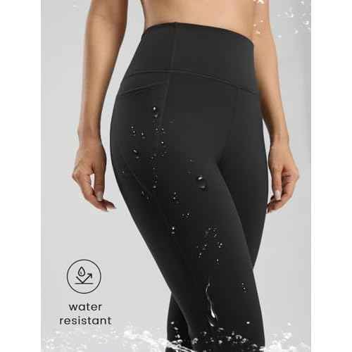Seamaid Women's Fleece Lined Pants 30" Winter Thermal Flare Leggings Warm Insulated Bootcut Pants Pockets Water Resistant