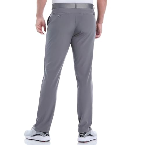 Callaway Mens Swing Tech Stretch Golf Pant with Active Waistband, 30"/32"/34" Inseams, Moisture-Wicking, Sun Protection
