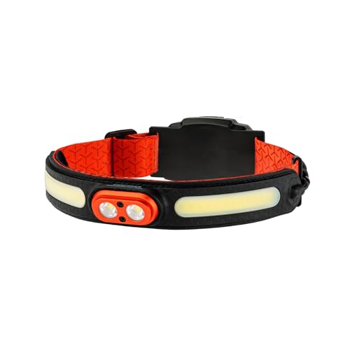 NEBO CurvBeam 600 Flex Headlamp - Rechargeable 600 Lumens, Hands-Free Motion Sensor