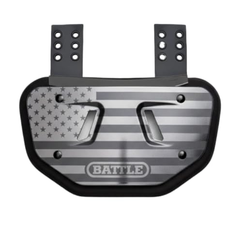 Battle Sports License Plate Football Back Plate - Black Ops USA Flag Edition Youth