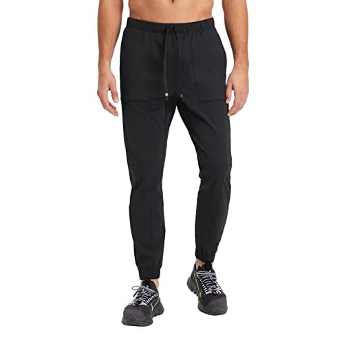 Fabletics Men's The One Jogger, Quick-Dry, Hidden Pockets, Zip Pockets, UPF Protection, Anti-Stink, Lightweight