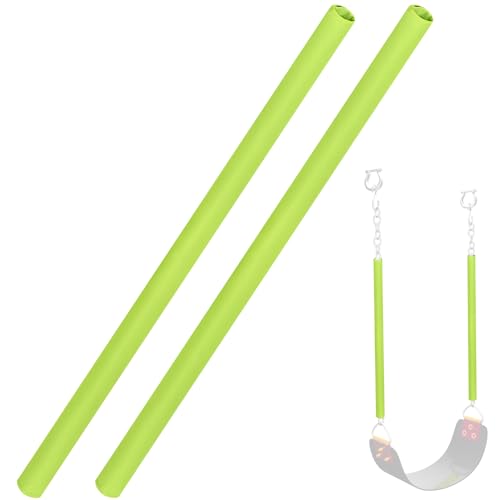 Green Swing Chain Cover 2 Pack Handle Grip Sleeve for Playground & Porch Swings