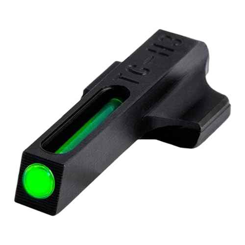 Truglo TFO Tritium & Fiber-Optic Handgun Sight Durable Snag-Resistant Glowing Front & Rear Night Sight, Compatible with Smith & Wesson M&P Series