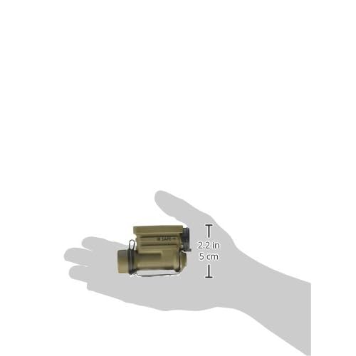 Streamlight 14531 Sidewinder 55-Lumens Compact II Aviation Flashlight with Rail Mount & Headstrap in Clamshell, Coyote