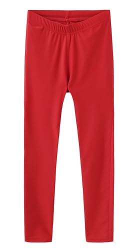 Kids Girls Boys Lined UPF 50+ Quick-Dry Stretch Swim Pants - Red / 14