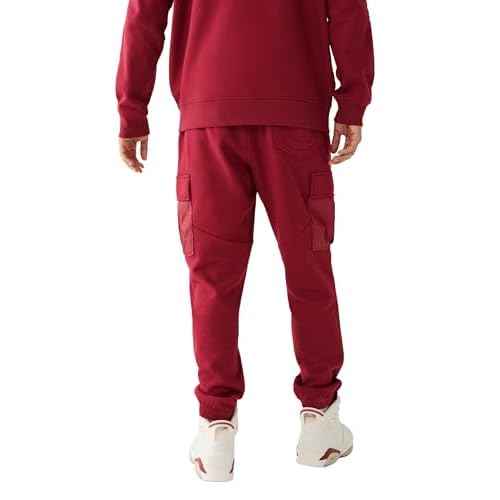 True Religion Men's Cargo Pocket Revolt Fleece Jogger