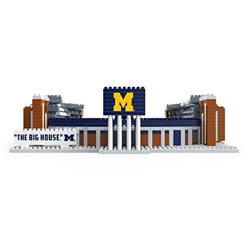 FOCO NCAA Unisex-Adult NCAA College 3D BRXLZ Puzzle Team Football Stadium