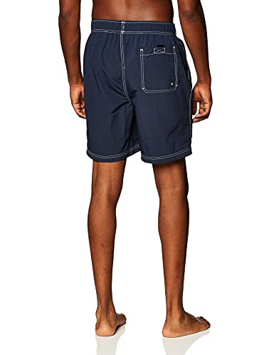 Nautica Men's Quick Dry Solid Swim Trunk Large Navy - Men's Swimwear