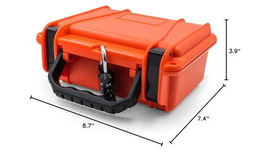 Seahorse 120 Heavy Duty Protective Dry Box Case With Accuform Foam - TSA Approved/Mil Spec / IP67 Waterproof/USA Made for Cameras, Action Cameras, Ammo, First Aid Kits