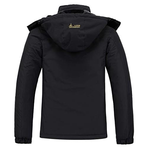 MOERDENG Women's Waterproof Ski Jacket Warm Winter Snow Coat Mountain Windbreaker Hooded Raincoat Jacket