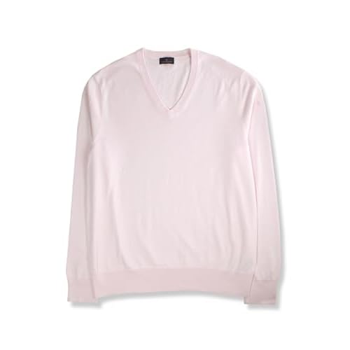 Brooks Brothers Mens Combed Cotton V-Neck Sweatshirt Sweater,