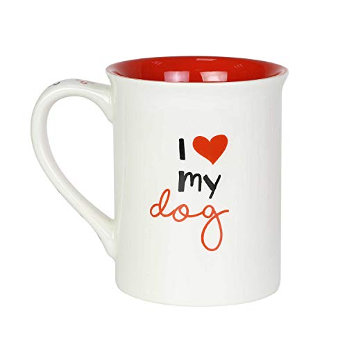 Enesco Our Name is Mud French Bulldog Mom Coffee Mug, 16 Ounce, Multicolor,6003694