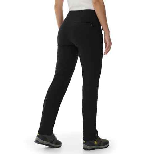 BGOWATU Women's Hiking Pants Lightweight Quick Dry Casual Joggers with Zipper Pockets Athletic Water Resistant Outdoor
