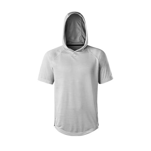 Men's Lightweight Short Sleeve Hoodie 2.0 - X-Large Grey